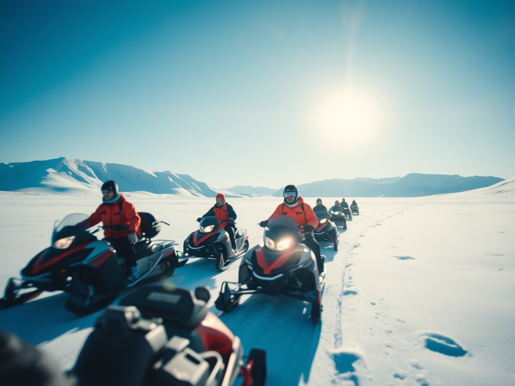 Guided Snowmobile Safaris (Winter): Traverse glaciers, frozen fjords, and vast valleys. It's an exhilarating way to cover ground and reach remote areas. Some tours even go to the East Coast, a prime polar bear habitat.