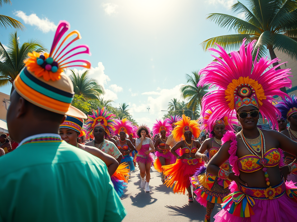  Junkanoo vibrant paradise