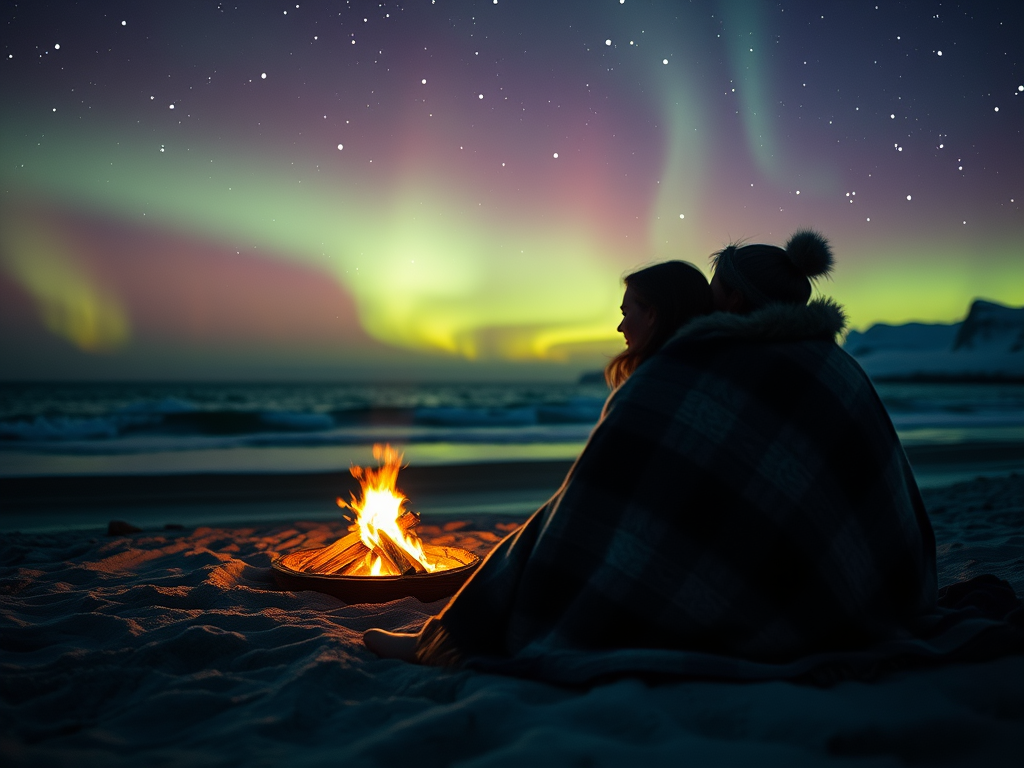 My Personal Touch: A Night Under the Northern Lights 

On my last Lofoten escape, I surprised my partner with a midnight picnic on Uttakleiv Beach. Wrapped in wool blankets, we watched the aurora dance across the sky, our only soundtrack the gentle lapping of waves and the crackle of our tiny campfire. It was a moment of pure connection—no distractions, just us and the endless Arctic sky. I can’t recommend this experience enough for couples seeking to reignite their spark.
