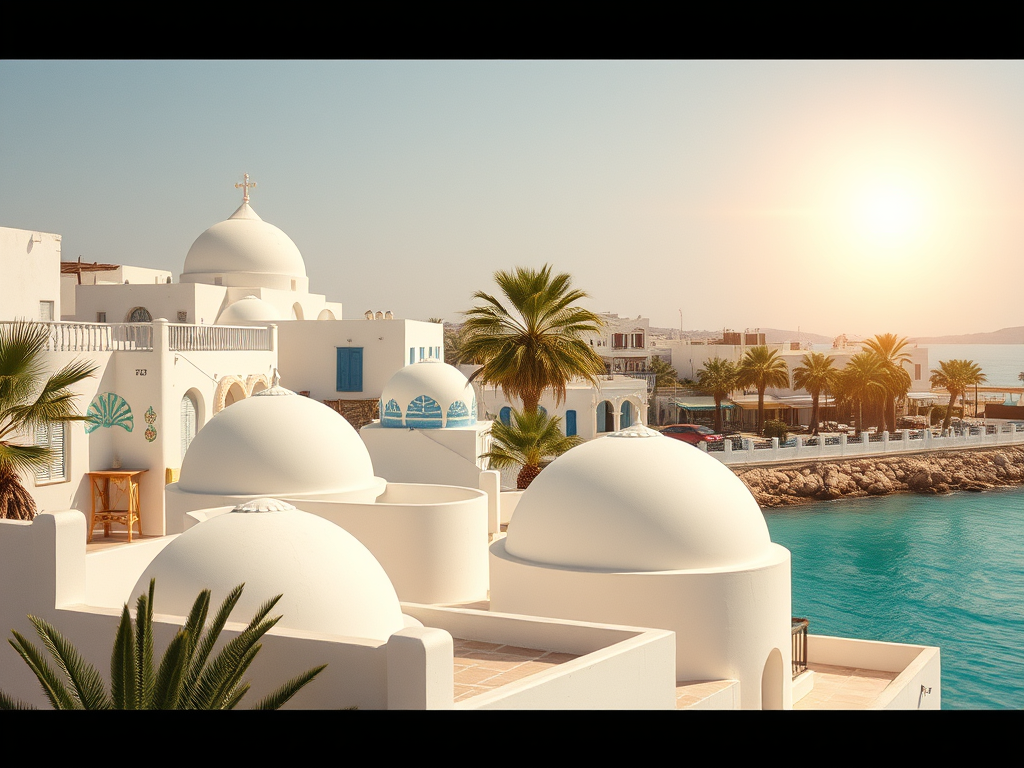 Welcome back to Wander and Escape Blog with your trusted travel advisor, Voyage JTravels! For this week’s Wednesday Wanderlust, we’re venturing somewhere truly magical—a Mediterranean island that’s equal parts sun-drenched paradise, cultural crossroads, and adventure playground. Pack your bags for Djerba Island, Tunisia—a destination that’s as unique as it is enchanting, and perfect for U.S. residents seeking something extraordinary, safe, and off the well-trodden path.              ![Featured Image: White-domed buildings and turquoise waters of Djerba Island, Tunisia, with vibrant street art in the foreground and palm trees swaying under a Mediterranean sun.]