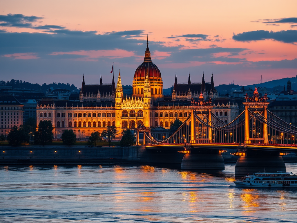 Budapest, Hungary:
Marvel at the Parliament’s Gothic spires, soak in thermal baths, and stroll the illuminated Chain Bridge by night. I always recommend a sunset river cruise through the city — the views are unforgettable voyagejtravels.blog
