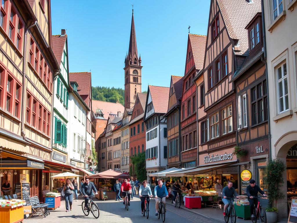 ![Featured Image: Freiburg’s medieval old town with the Black Forest in the background, vibrant market stalls, and cyclists on cobblestone streets] https://linktr.ee/jtravels7