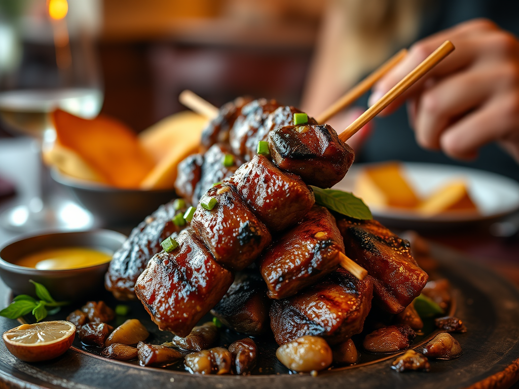 Madeira's cuisine reflects its unique position between Europe and Africa, creating dishes perfect for couples to discover together14. Espetada, the island's signature grilled beef skewers seasoned with garlic and bay leaves, offers a perfect sharing experience14. Bolo do Caco, a sweet potato bread traditionally cooked on volcanic stone, provides the ideal romantic starter with garlic butter14. https://linktr.ee/jtravels7