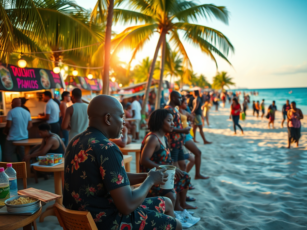 Hellshire Beach - Where locals go for the best fried fish and bammy with live music and authentic vibes28 https://linktr.ee/jtravels7