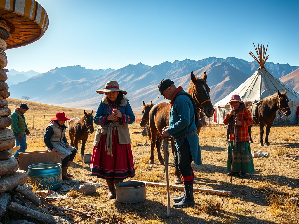 🌟 Insider Tips for Maximizing Your Kyrgyzstan Experience

Connect with Local Culture:

Learn basic Kyrgyz phrases - locals appreciate the effort immensely

Participate in traditional activities like milking horses or yurt construction

Respect photography etiquette, especially around sacred sites

Bring small gifts for host families (consider items from your home country)

Navigation and Transportation:

Download offline maps before venturing into remote areas

Arrange transportation through CBT offices for reliable service

Consider hiring local guides for cultural insights and safety

Rent 4WD vehicles for accessing remote locations like Kel-Suu Lake

Cultural Immersion:

Time visits to coincide with local festivals or nomadic games

Request traditional cooking lessons from host families

Participate in daily herding activities when staying with nomadic families

Learn about felt-making and other traditional crafts https://linktr.ee/jtravels7