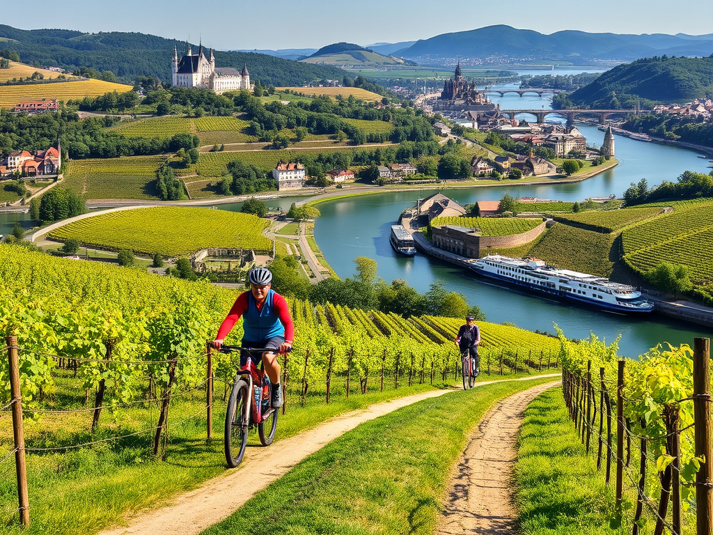 The Rhine Valley offers 85 kilometers of marked cycling paths along the Deutsche Weinstraße (German Wine Route)12. Hiking trails wind through vineyard terraces, offering panoramic views of the river and surrounding castles18. Wine tasting experiences range from family-run cellars to grand estate tours, while boat excursions provide unique perspectives of the valley's architectural treasures18. https://linktr.ee/jtravels7
