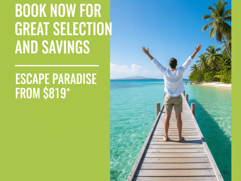 🔥Hot Deals! 🔥Voyage JTravels Early-Bird Escape: Your All-Inclusive Paradise Awaits!&nbsp;🌴✈️