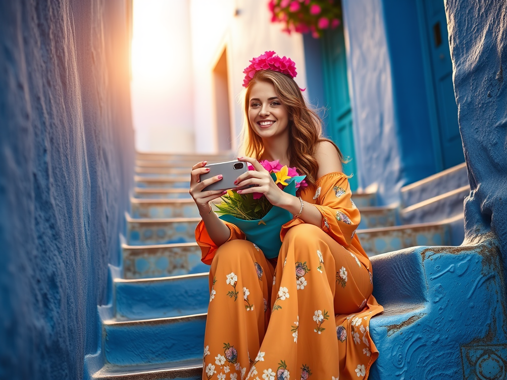 Tempting the Lens: Thirsty Tuesday in Chefchaouen, Morocco — A Blue Dream for&nbsp;Influencers