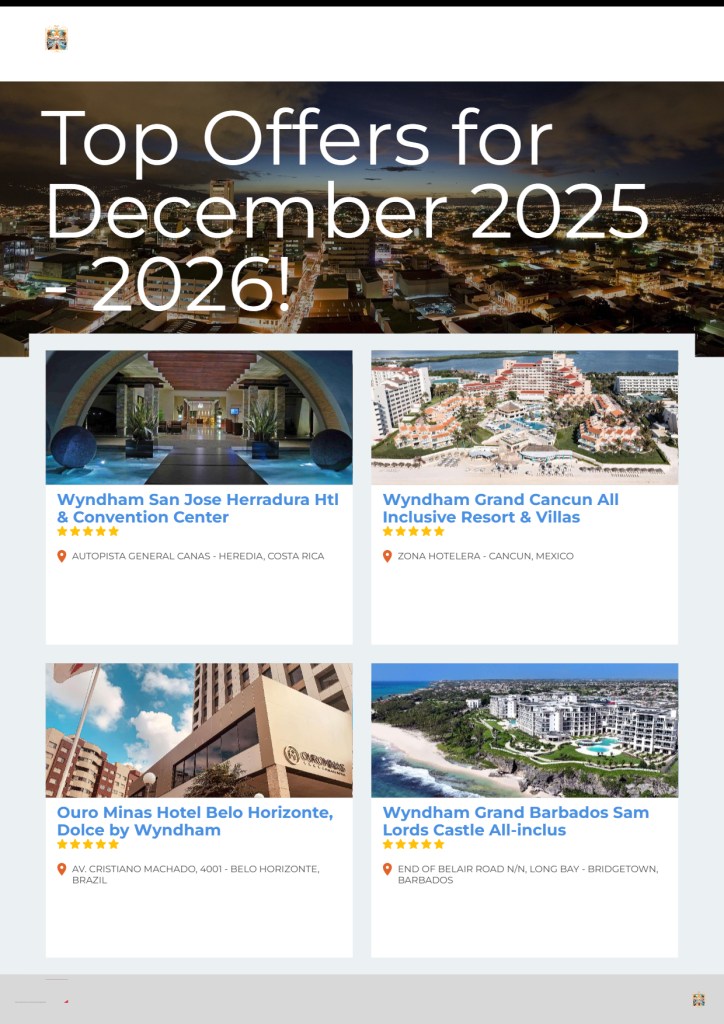 Just three miles from Juan Santamaria International Airport and 15 minutes from downtown San Jose, the five-star Wyndham San Jose Herradura Hotel & Convention Center provides the perfect launching point for your Costa Rican adventure. This isn't just a place to rest your head—it's a destination in itself. Recently renovated in 2015, the property spans 229 rooms including 34 suites, offering multiple accommodation options for your group of four adults.factsheet5203.pdf​hotels​