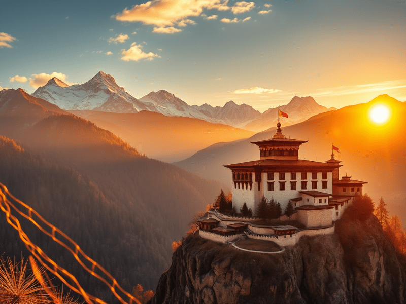 Tuesday Tales: Bhutan’s Sacred Majesty — Where Happiness Reigns and Mountains Touch Heaven&nbsp;🏔️✨