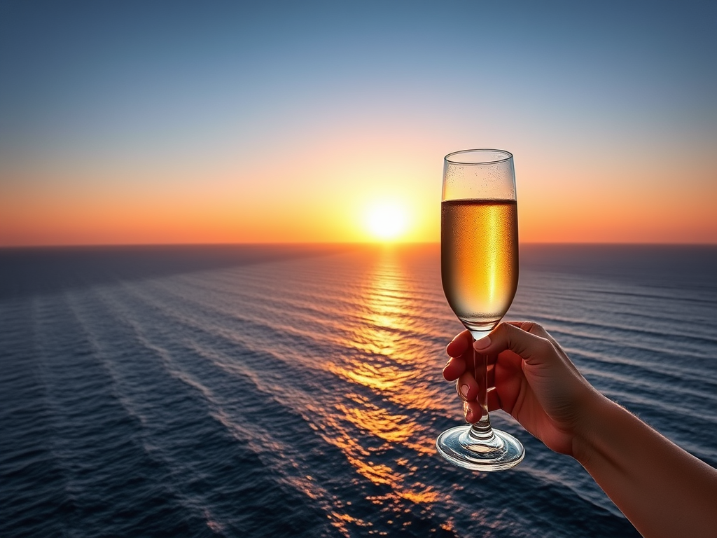 Imagine the open ocean stretching endlessly ahead — a sunglow horizon, champagne in hand, and the hum of adventure beneath your feet. 